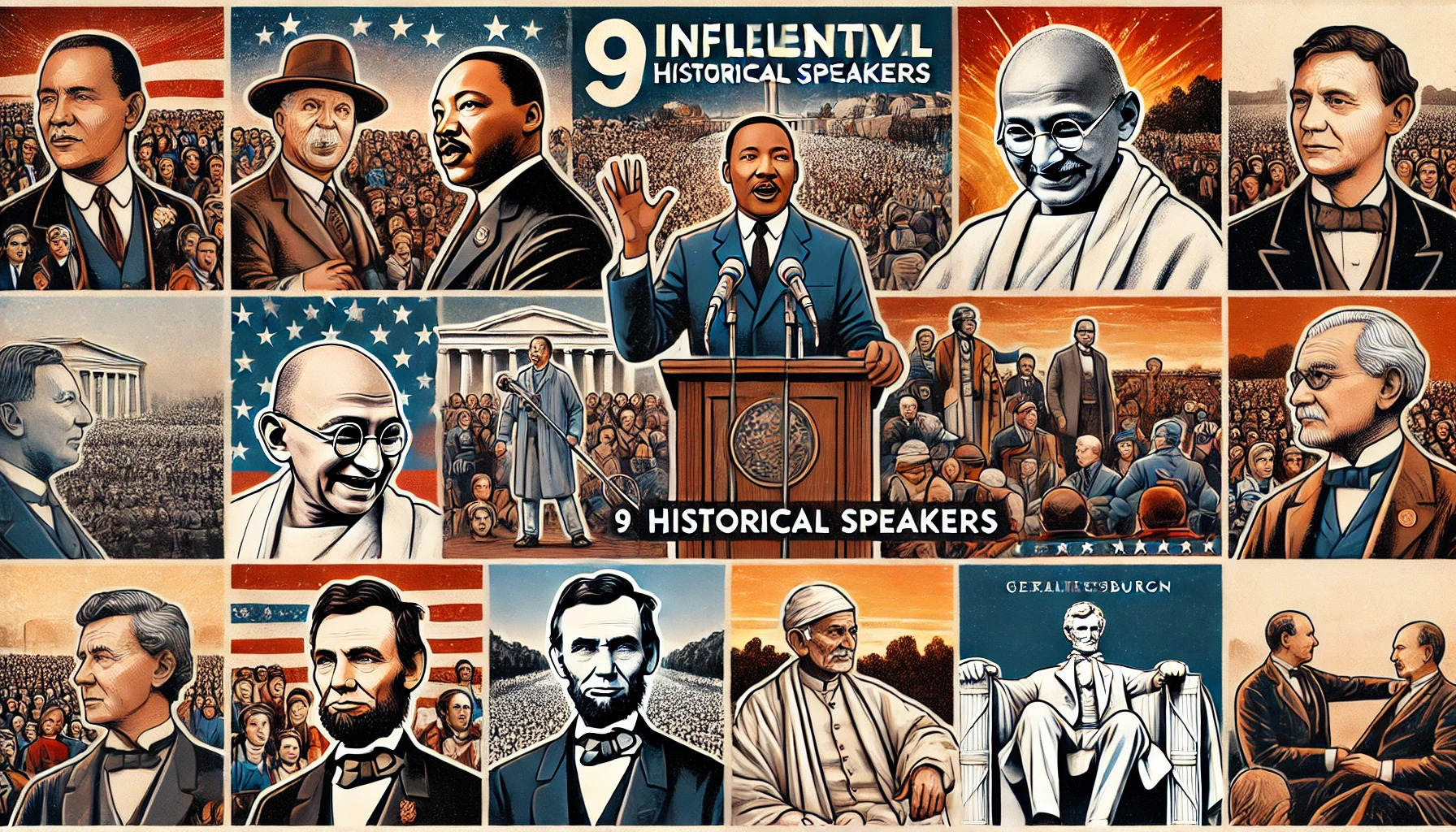 9 سخنران تاثیرگذار تاریخ چه کسانی بودند؟